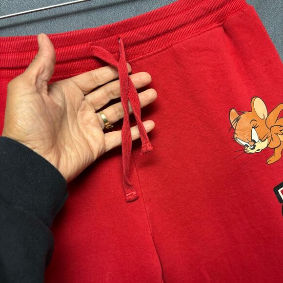 Tom & Jerry Sweatpants Joggers Short Pants Kids Medium Graphic Print Kidcore - Picture 5 of 9